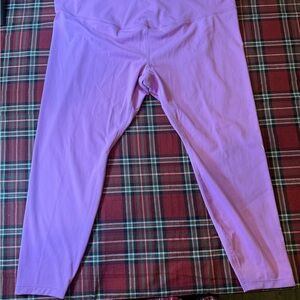 Women’s plus size tights purple 3x